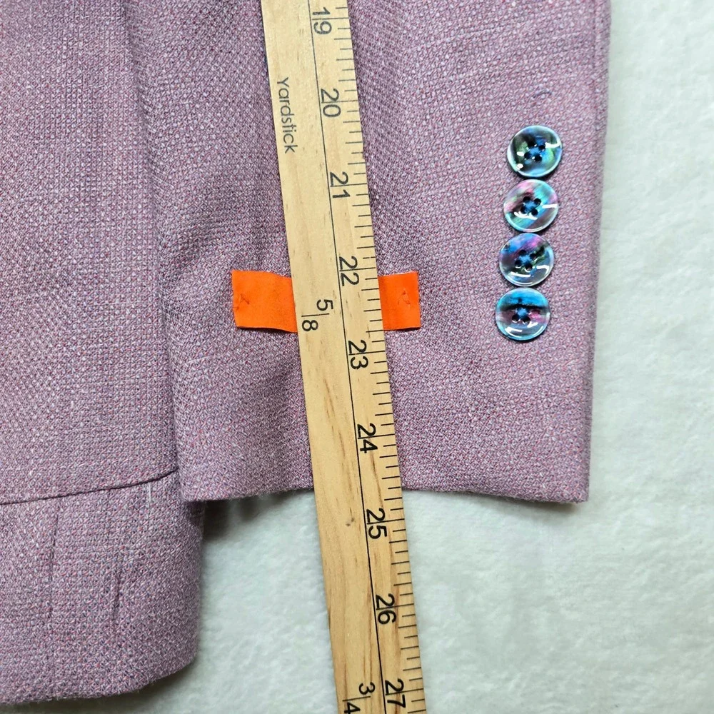 Tallia Slim-Fit Lilac Weave Sport Coat Mens 38R‎ 38 Purple Modern Wool Linen NEW
